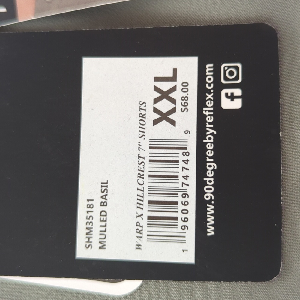 NW 90 Degree by Reflex Warp X Hillcrest 7" Short Pockets 4 Way Stretch Quick Dry - Picture 6 of 14